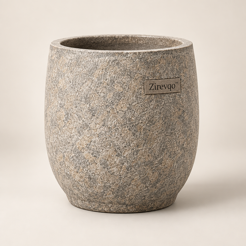 Zirevqo™ Faux-Stone Large Plant Planter image 01